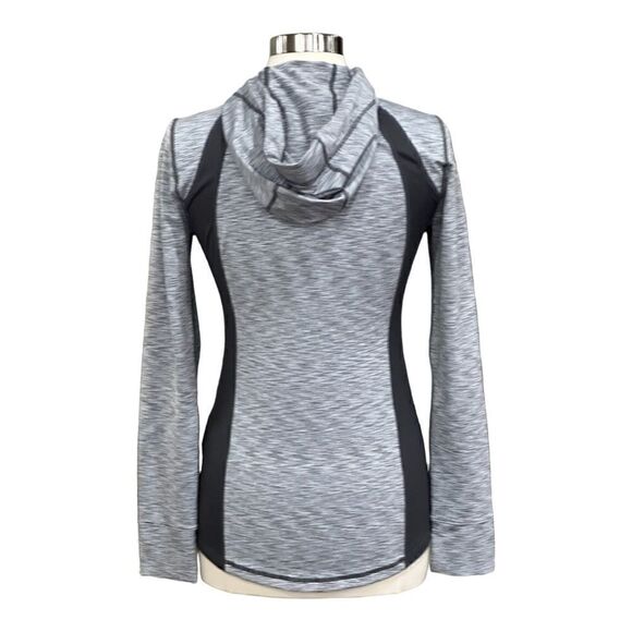 Ideology Women’s Active Space Dye Hooded Jacket in the Size Small in Gray Color - Picture 3 of 13